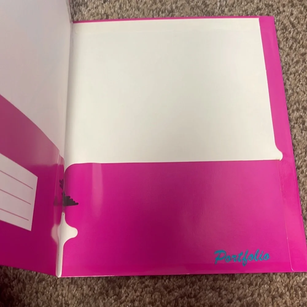 Vintage 90s Color Blend Portfolio folder
